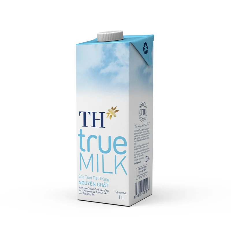 Sưa tươi tiệt trùng TH True Milk không đường 1L